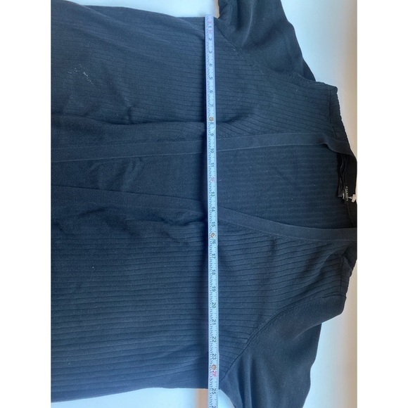 Talbots Petite Ribbed Long Sleeve Open Front Cardigan - Picture 9 of 10
